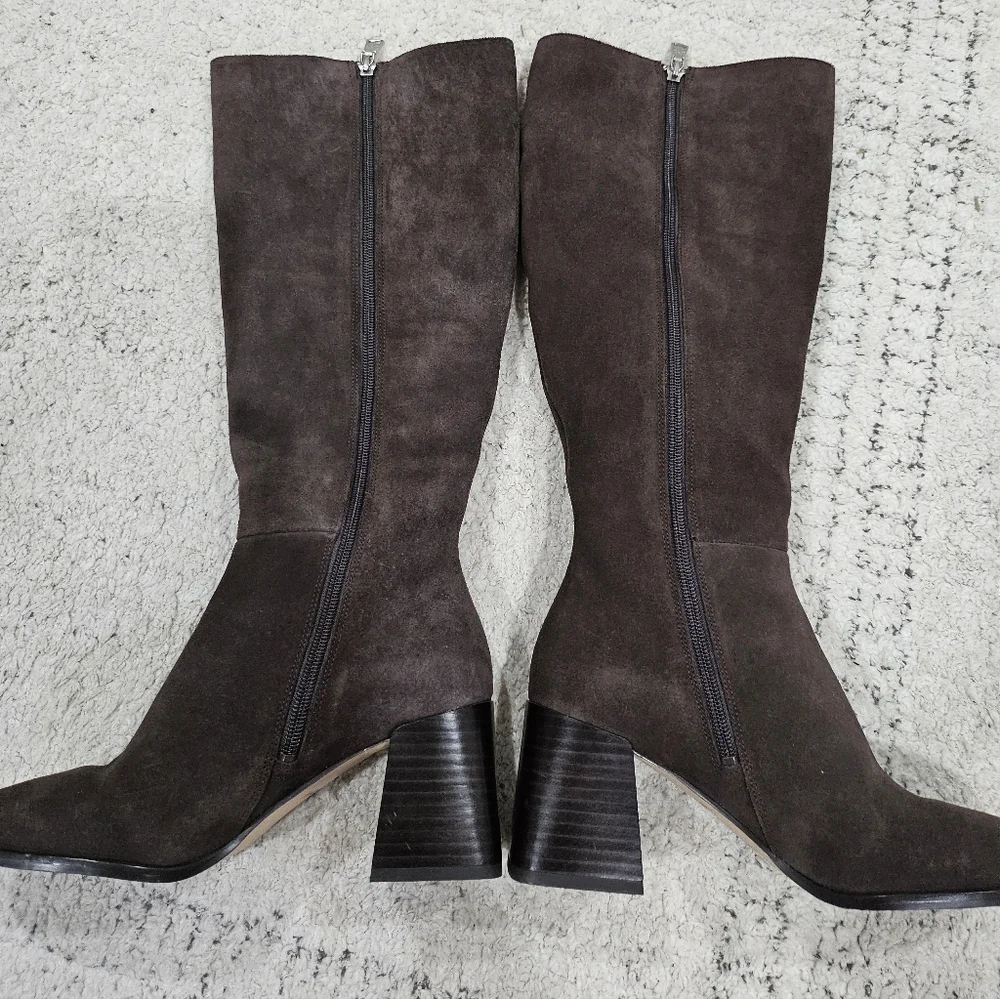 COACH Brown Suede Boots - Picture 5 of 9